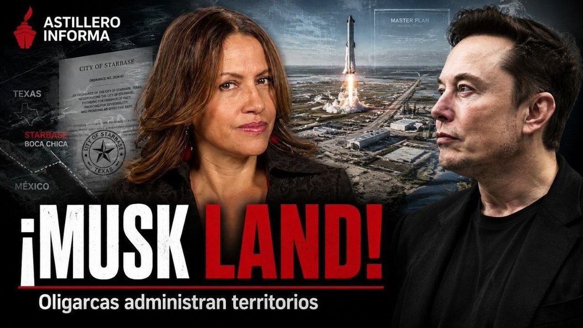 julioastillero's tweet photo. 🚢 #PonteAlCorriente | Musk Land: el experimento con el que Elon Musk ya administra un territorio en Texas 

''Removiendo neuronas'' con Jacaranda Correa: https://t.co/unAdcab7yO https://t.co/1WrGctmgAz