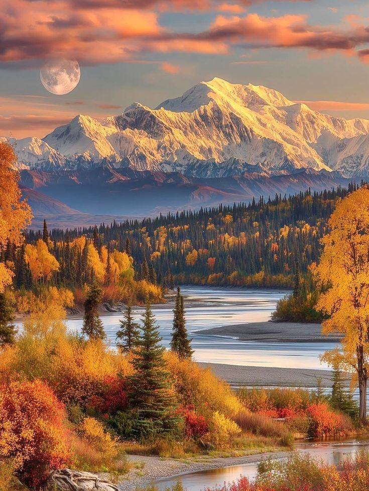 WorldCity_X's tweet photo. Denali National Park, Alaska 🇺🇸 https://t.co/V6ljwOPOsx