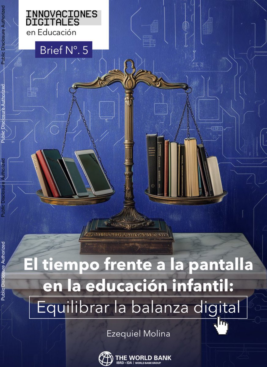 sanz_ismael's tweet photo. Un niño en edad preescolar pasa hoy unas 2 horas diarias frente a pantallas, el doble de lo recomendado por la OMS. La evidencia lo asocia con peores habilidades lingüísticas, atención, socialización, motricidad y sueño. El reto no es solo “poner límites”, sino entender por qué las familias recurren a la pantalla y qué soluciones basadas en evidencia funcionan @Eze_TEACH https://t.co/v8TRT6Tnrv