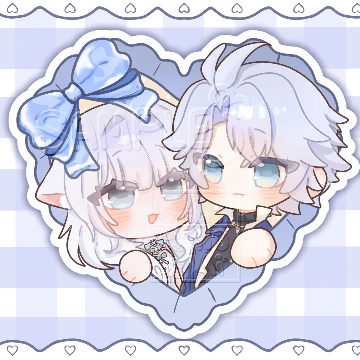 _mimisomin's tweet photo. A lil drawing I made for a friend💙 Also this type of drawing will be available in Vgen today with a discount! Its an YCH!
#vgen #YCH #chibi #comms #vgenartist #vgencomms #vgencomm #smallartist #yumeship https://t.co/DQl1JKR6EJ