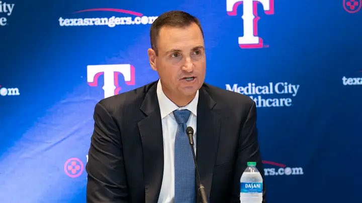 JustBB_Media's tweet photo. The Texas Rangers are “not ruling anything out” and could still consider selling in a big way, per @Ken_Rosenthal.

They current sit 0.5 games back of Wild Card spot, and 1.5 games back of the Astros for first place in the AL West. https://t.co/qQyO9L5RdS