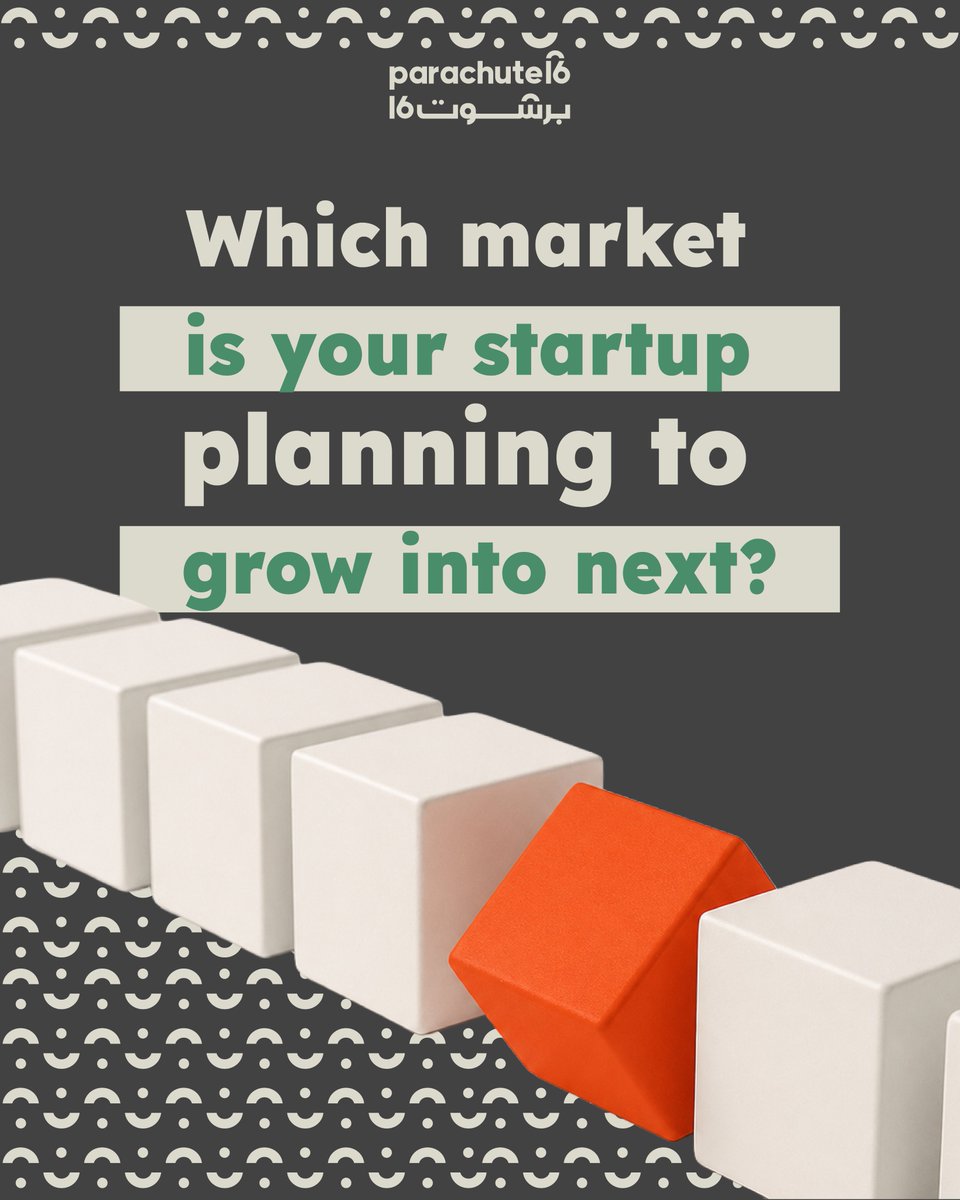 parachute16me's tweet photo. Which market is your startup planning to enter next? https://t.co/AAKEBJA18z