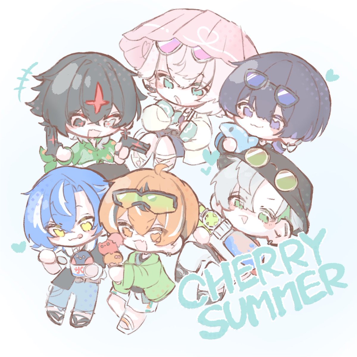 kaka0nek0's tweet photo. CHERRY SUMMER

#クロノアート https://t.co/N2fqfMl5nG