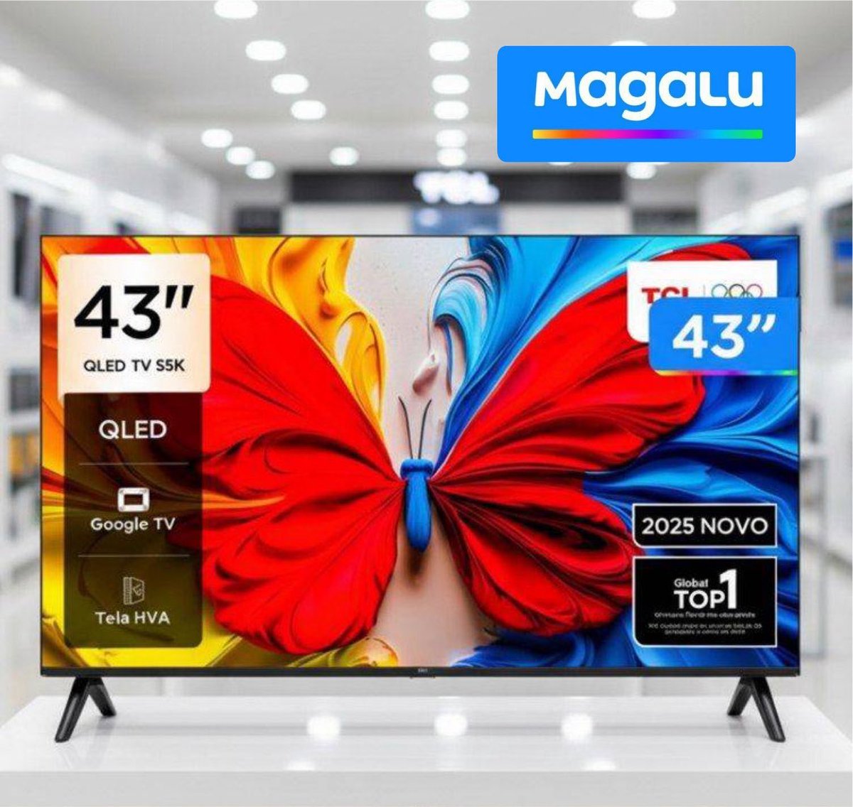 cupomdalaine's tweet photo. Tem CUPOM 🎉💙

📺 TV 43" TCL Full HD QLED 43S5K Google TV 2 HDMI Por: 1.551🔥

🏷️Cupom: LU100
🔗 https://t.co/LgeyGakbrm

Precisa de CUPOM para usar no Site todo da Magalu?

Aqui👉🏻 https://t.co/TsQx3TfdLe https://t.co/RnPlUaSrid