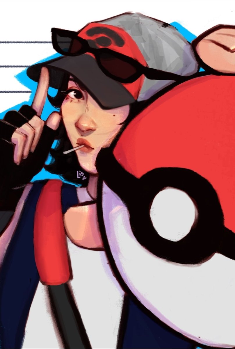 tozakitos's tweet photo. momo is a pokemon trainer #momoart #twice https://t.co/lXZ1vGV7U3