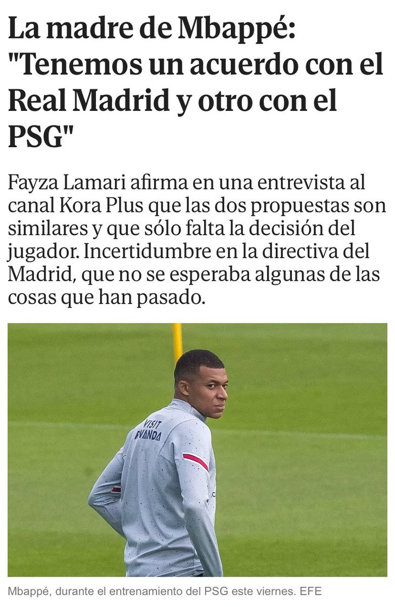 chappellrma's tweet photo. “Hay que mantenerse alejado de los jugadores de Roc Nation”

La representante del jugador que más cobra en el Real Madrid: https://t.co/4EJjIgw9nK