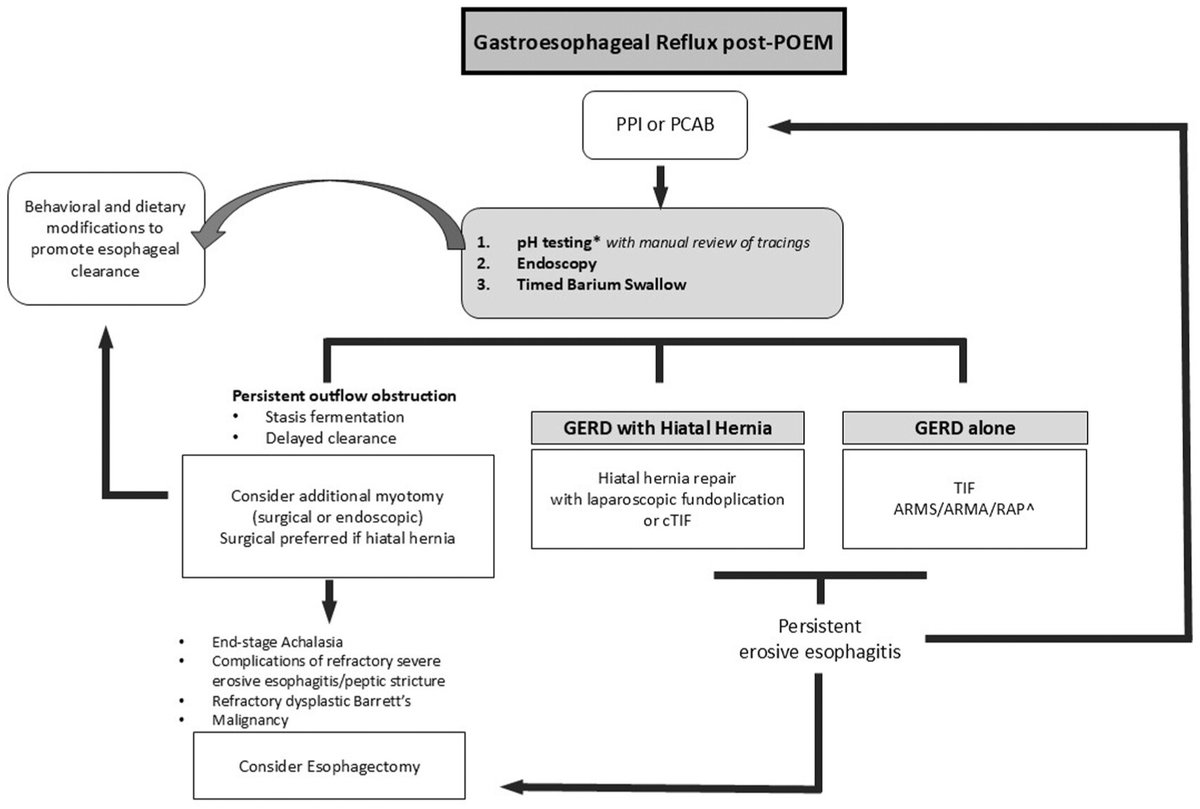 foregut_journal's tweet photo. 🚨 New Review in Foregut

🔬 How should GERD after POEM be evaluated and treated?

📖 A concise review of diagnosis, pH testing, and current therapeutic options.
https://t.co/i1OOk9ODDm

#Foregut #POEM #GERD https://t.co/BO13U52vln