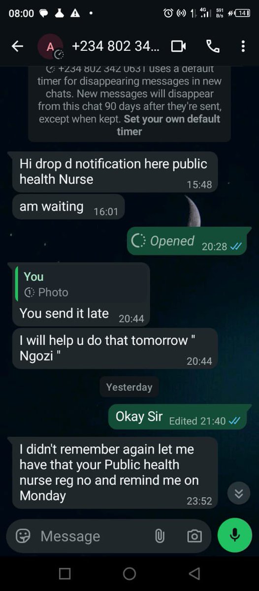Clareth_Ng's tweet photo. I nearly fail for this Scam.

Please Nurses don’t fall for this scam.

This incident simply shows that NMCN is porous, or is there a better explanation? 

Thread👇 https://t.co/ssdbUhJt7T