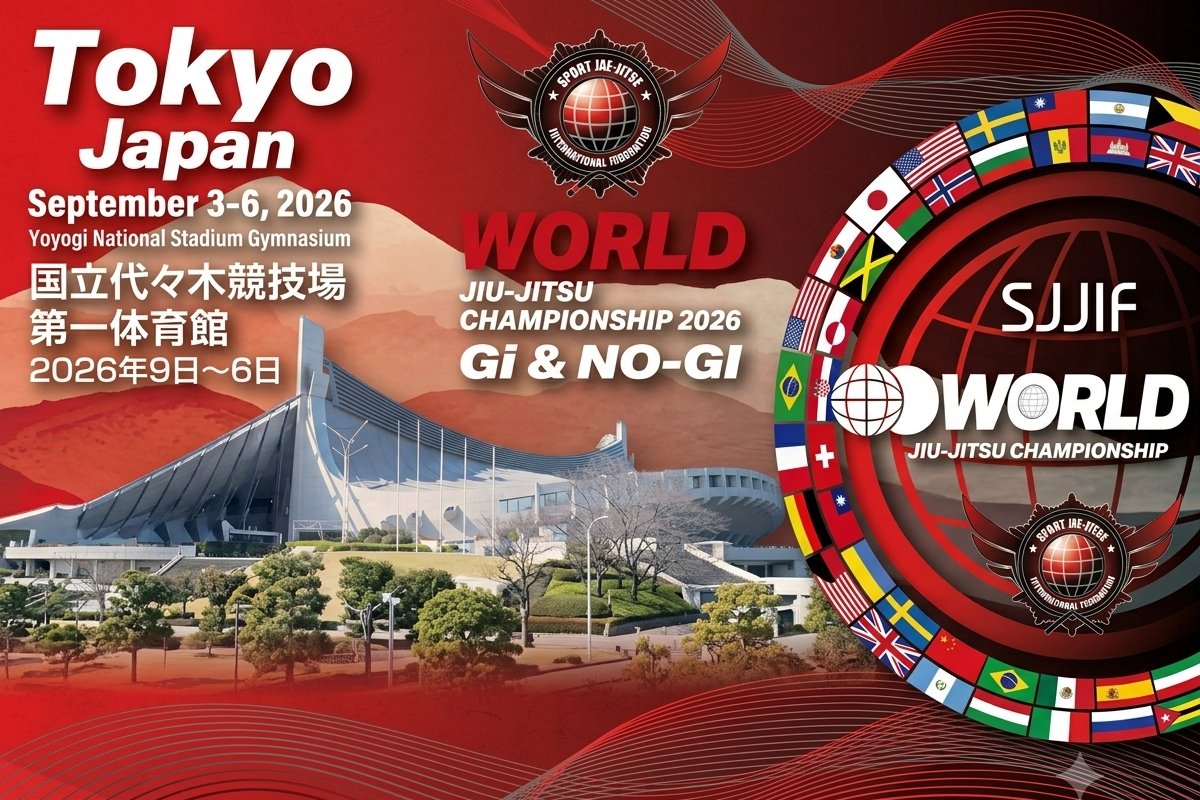 Jiu_Jitsu_NERD's tweet photo. 【大会】日本開催最後のSJJIFワールドへ　代々木第一体育館で史上最大規模の世界大会を開催　目標8,000人、豪華演出と世界トップ選手が集結【ブラジリアン柔術】https://t.co/wUwEpVton6 https://t.co/k6Ix0FV6Rz