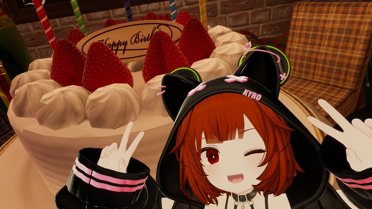 VM_Tea's tweet photo. 誕生日だ！！！！！なんで話題にあげたのに忘れてんだ私は！！！！！ぶいちゃで遊んでたからだ！！！！！ https://t.co/yRqIxg9IFD