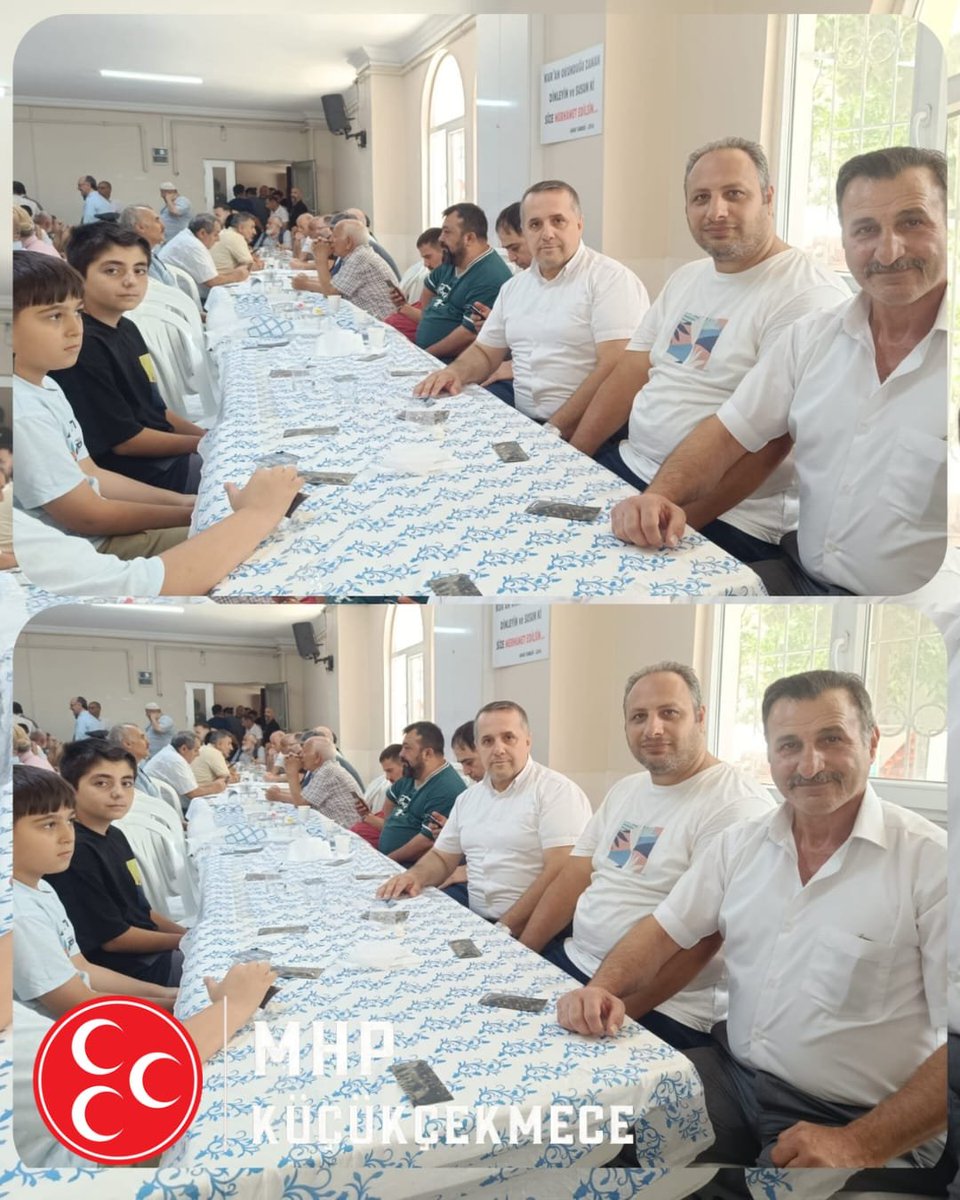KCEKMECE_MHP's tweet photo. İlçe Başkan Yardımcımız ve İlçe Yöneticilerimiz, Merhum Reis GEÇMEZ'in Sazlıçayır Köyü Kültür ve Dayanışma Derneği'nde gerçekleştirilen mevlid programına katılmışlardır. Mekânı cennet olsun.

#MHPİstanbul 
#MHPKüçükçekmece https://t.co/MYqdyxIYjI