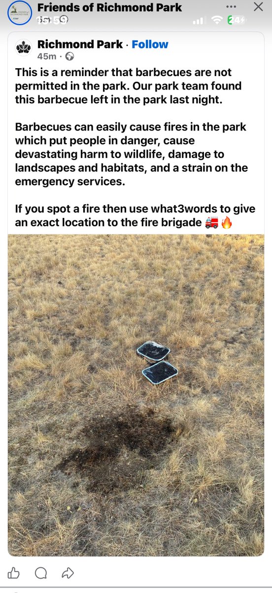 FRPTweets's tweet photo. A reminder for Richmond Park from the Royal Parksโฆ https://t.co/jYXcJxZTab