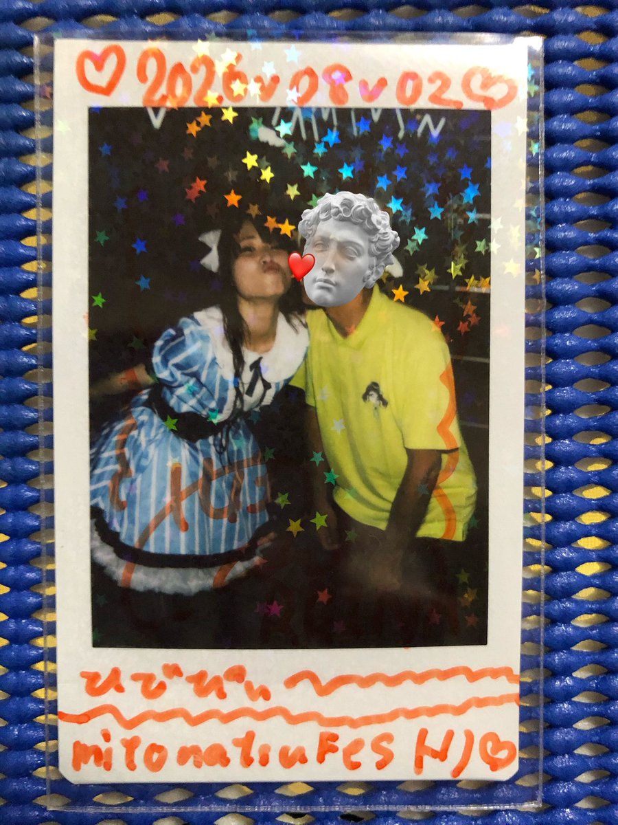 NightSkyAn88589's tweet photo. 今日は初めて尽くし🤣
REINAさんと初めての(*´³`*) ㄘゅチェキ撮ったよ🥰
超絶ハイテンションガールのれいなさん超可愛い🧡

ステージが暗すぎて初めて写真も動画も撮らなかったため湧きヲタに集中できました😓 https://t.co/jopFRpvPaz