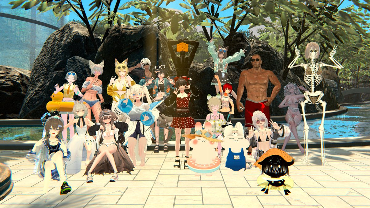 cheese_split3's tweet photo. 水着回でした。
最後のは2ちゃんねるで番号振られて誰がいいか選ぶやつ。
私もKOJIMAN GIRLSのなかにいます👀 https://t.co/m46tfkE5y7