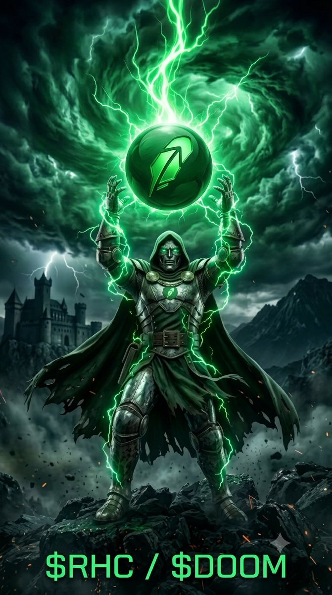 DoomOnRHC's tweet photo. A true monarch does not ask for permission. He takes the throne. 👑🟢
​$DOOM has claimed the $RobinhoodChain.
​Stay alert for the official Contract Address (CA).
​⚡️ Kneel before DOOM ⚡️
​#DOOM #RobinhoodChain #RHC #Crypto https://t.co/HEvNS49yUl