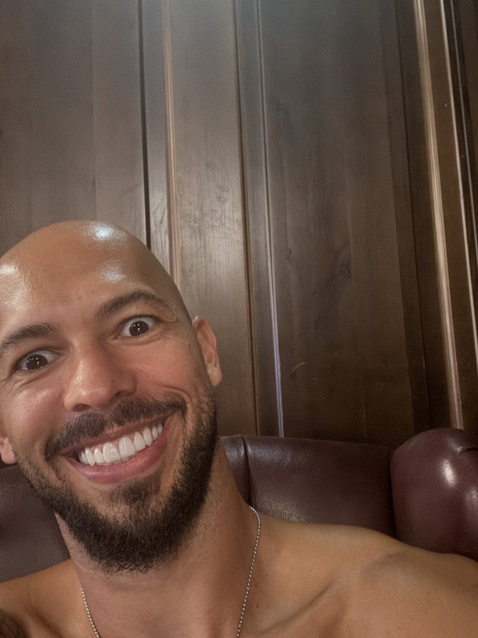 Real_WorldElite's tweet photo. My prosecutor reads my twitter and all of the comments every single day 🤣📷 Hi!

Guess they "got" me for now.

But remember my Unmatched perspicacity coupled with sheer indefatigability makes me a feared opponent in any realm of human endeavour.

- Andrew Tate https://t.co/KHOjXsrzhd