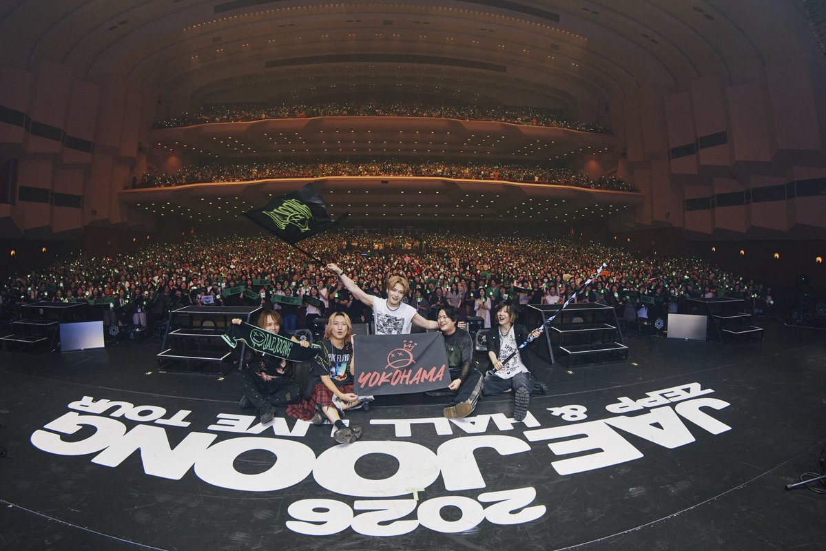 Junichi1217bass's tweet photo. 【2026 JAEJOONG ZEPP &amp; HALL LIVE TOUR – 4% –】

パシフィコ横浜でした⚓️

ツアーファイナル最高でした！！

公演を重ねるたびに熱量が増していくのを肌で感じられた、本当に最高のツアーでした！

終わるのは寂しい😭

みんなと過ごした時間本当に楽しかったです！！

またZeppツアーやりたい！！ https://t.co/Yi3xevsXzW