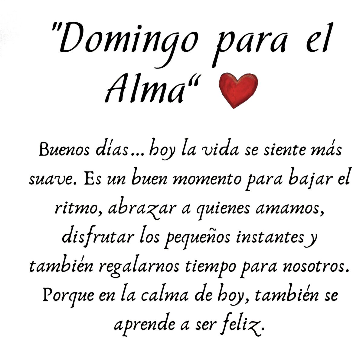 Suboriente2's tweet photo. #DomingoParaElAlma
#HappySunday
#Calma #PequeñosInstantes #Abraza #TiempoParaTi #VidaSuave
#AgradeceSiempre
#RespiraProfundo
#Descansa
#DisfrutaLaVida
#DomingoFamiliar
#DomingoRelax
#PausaPerfecta
#BeHappy
#GoodVibesOnly
♥️♥️♥️ https://t.co/GAKaEXTEGK