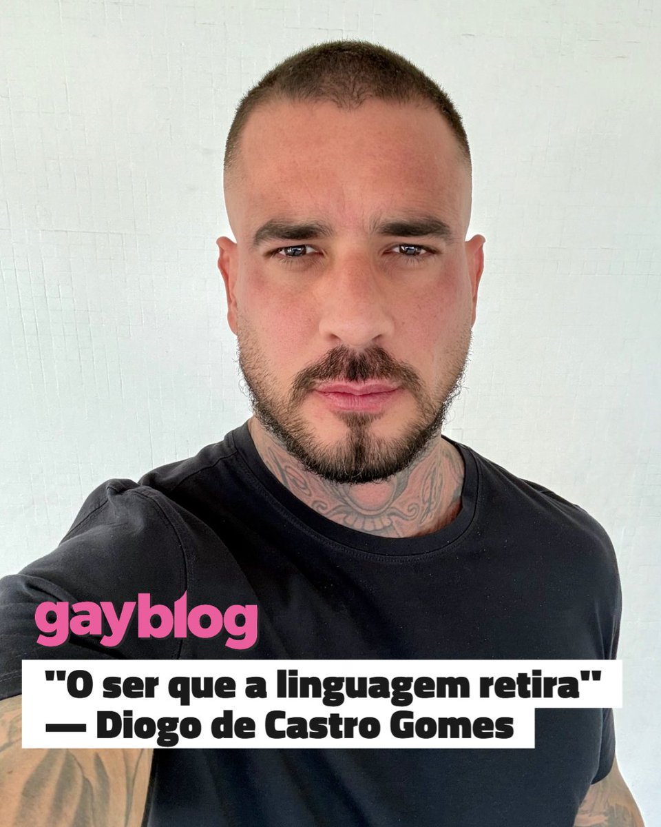 gayblogbr's tweet photo. "O ser que a linguagem retira", por Diogo de Castro Gomes → https://t.co/srZtngDFqH https://t.co/ygSxXC42bJ