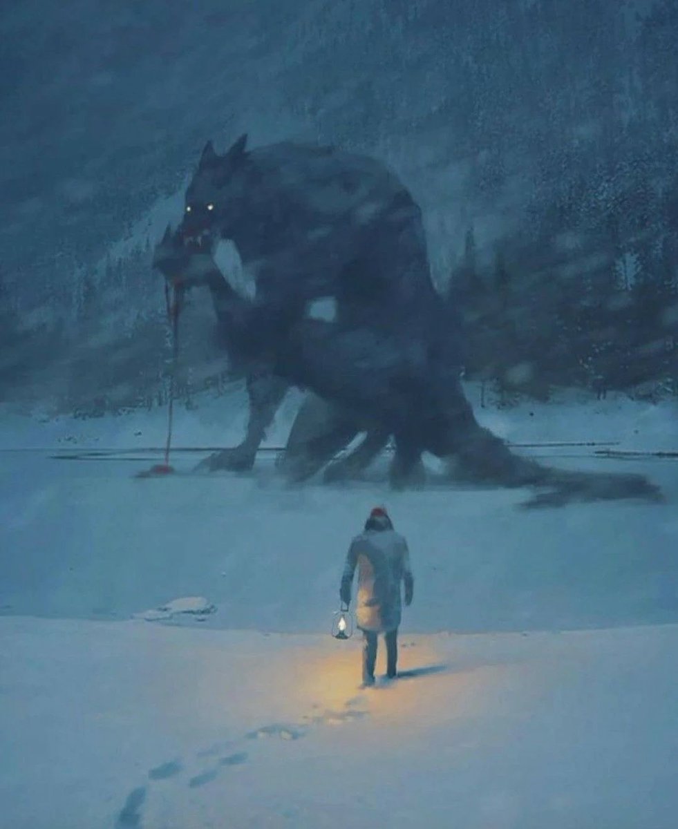 pmamtraveller's tweet photo. Werewolf by artist Ryan Bittner. https://t.co/arAxJuATdo