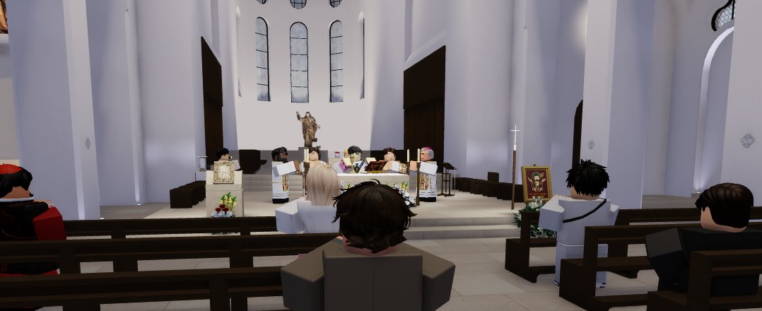 GabrieleFerrer's tweet photo. Magnificat anima mea Dominum!

First mass of @magnificatrblx. Grateful for those who have supported and joined us in our new community. May we always magnify the Lord with all our hearts. https://t.co/TVCWrmvZ7n