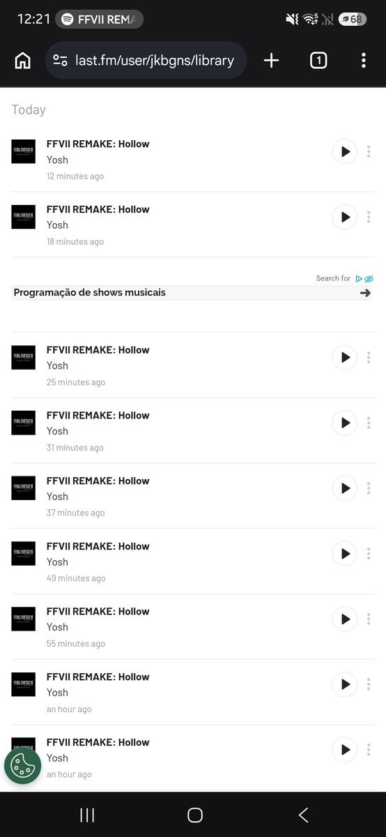 maisa_9s's tweet photo. Eu quando a melhor musica de todos os jogos https://t.co/OgCQP21thE
