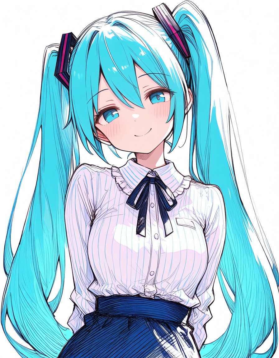 takeshi_cre's tweet photo. #AIart #HatsuneMiku 
※お題のかわり
モデル：anima https://t.co/1vWsQz7HPJ