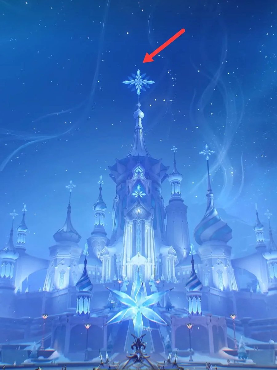 teyvattabloid's tweet photo. imagine the devs put a Cryoculus on the very tip of that dome... 😵‍💫🧗✨

@goodmqn_22

#Genshinlmpact #Genshin #GenshinMemes https://t.co/PIwjvAb9TR