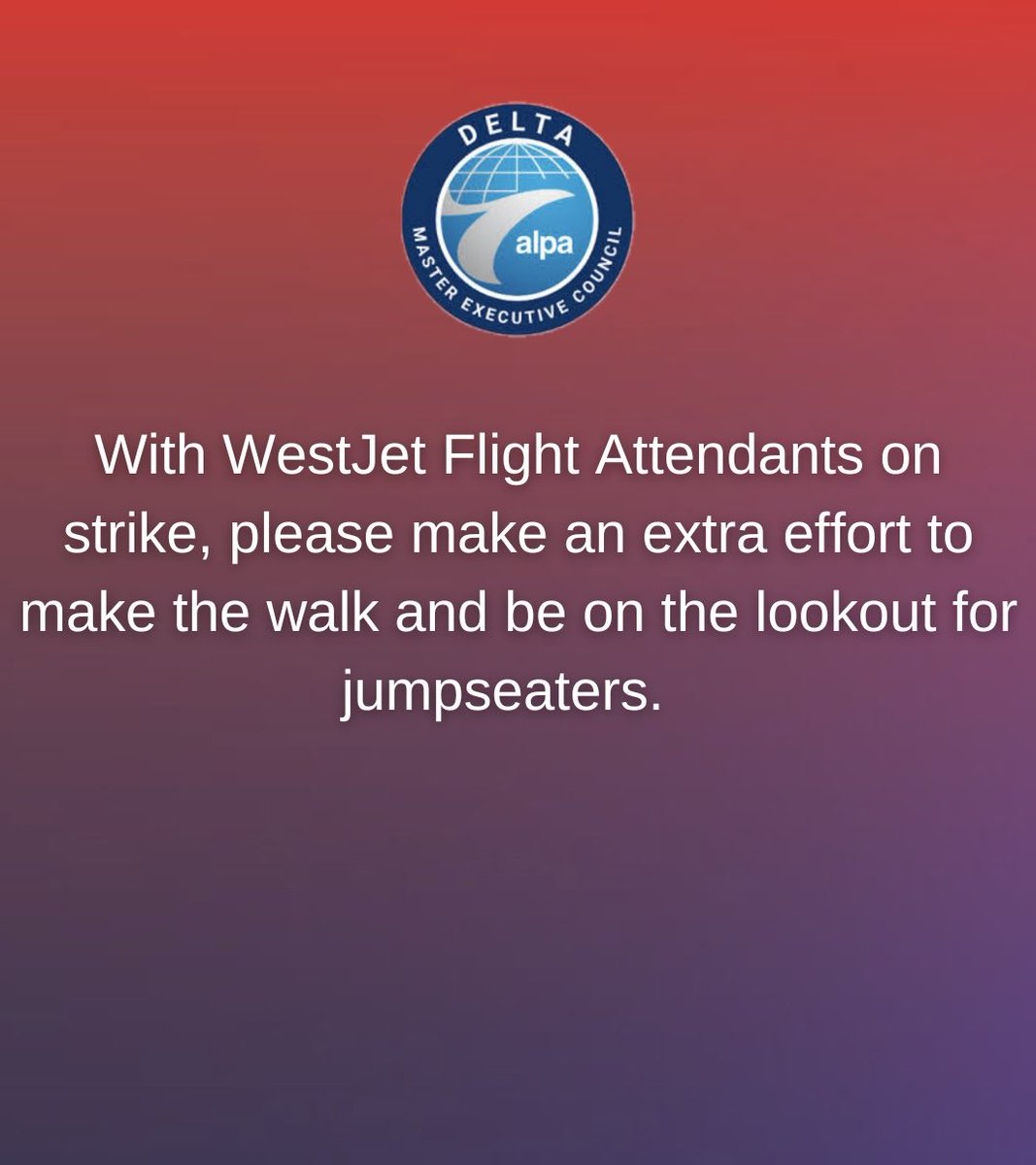 Delta_Pilots's tweet photo. #unity https://t.co/6RumIQVr32