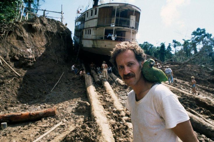 themattbuffa's tweet photo. Every time I start thinking a project is gonna be hard and take a long time I remind myself of the time Werner Herzog PULLED A 30 TON BOAT OVER A F*CKING MOUNTAIN WITH JUST LOGS OF WOOD. Puts things in perspective. https://t.co/hzPeqAIhKd