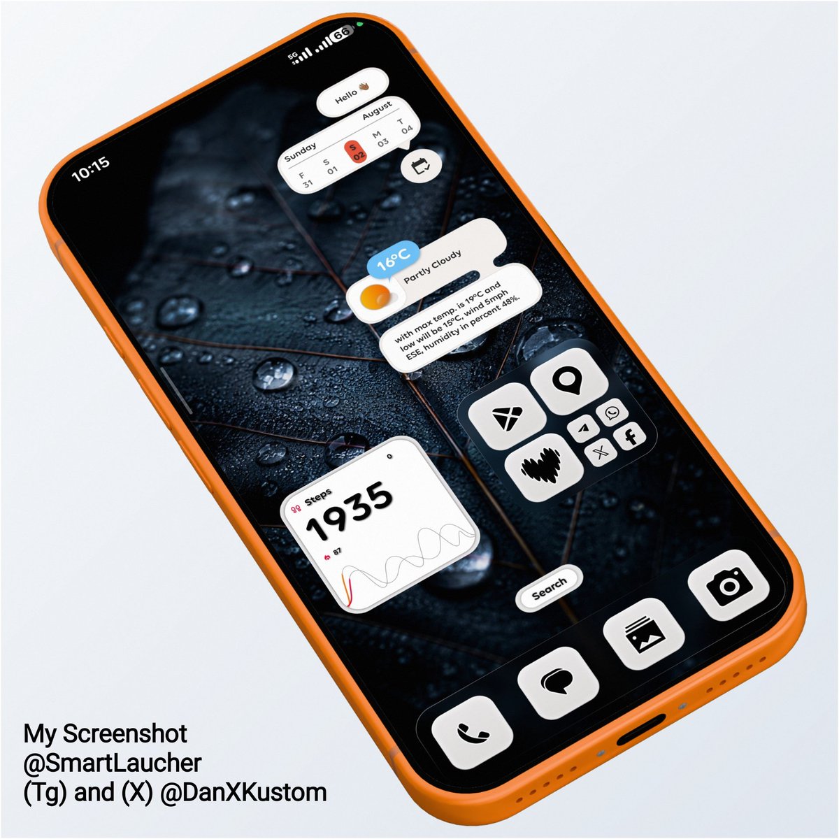 DanXKustom's tweet photo. Good Day friends
My Screenshot
@SmartLauncher
Wallpapers by me @DanXKustom
Original widgets by @EduardoB5to kwgt adaptation by me @DanXKustom
Widget physical activity / health by me @DanXKustom
Icons #IconPackStudio
Mockup #AiMockStudio
#KWGT #Android #Xiaomi #HyperOs https://t.co/iD5Thm9Pbu