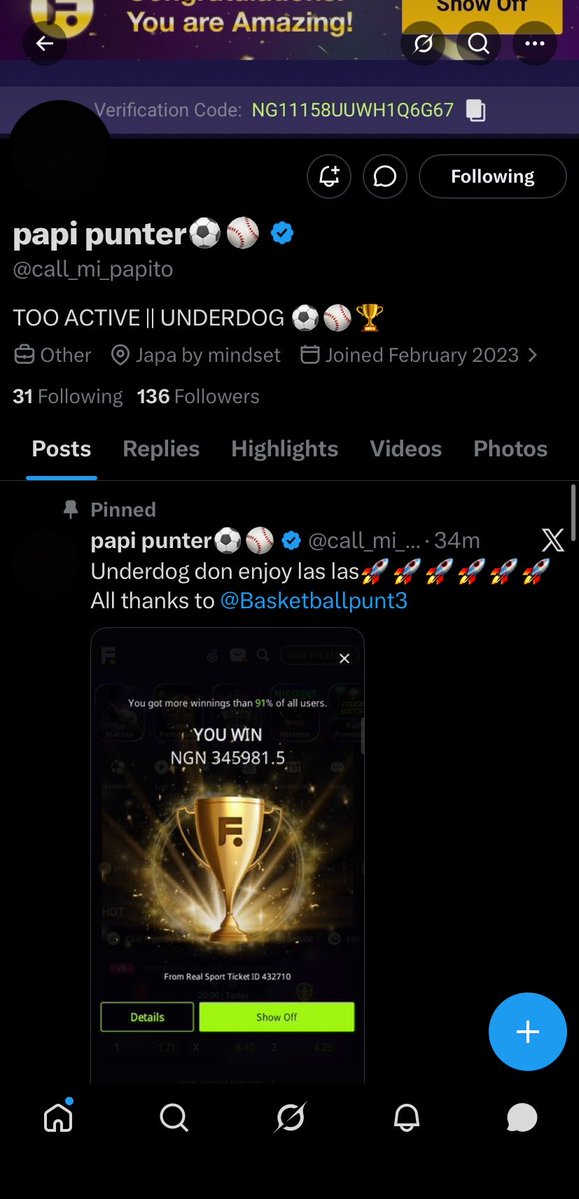 Introfaith's tweet photo. @call_mi_papito Done

8173038700    OPAY

Bukola

More wins https://t.co/yZs0uObTDY