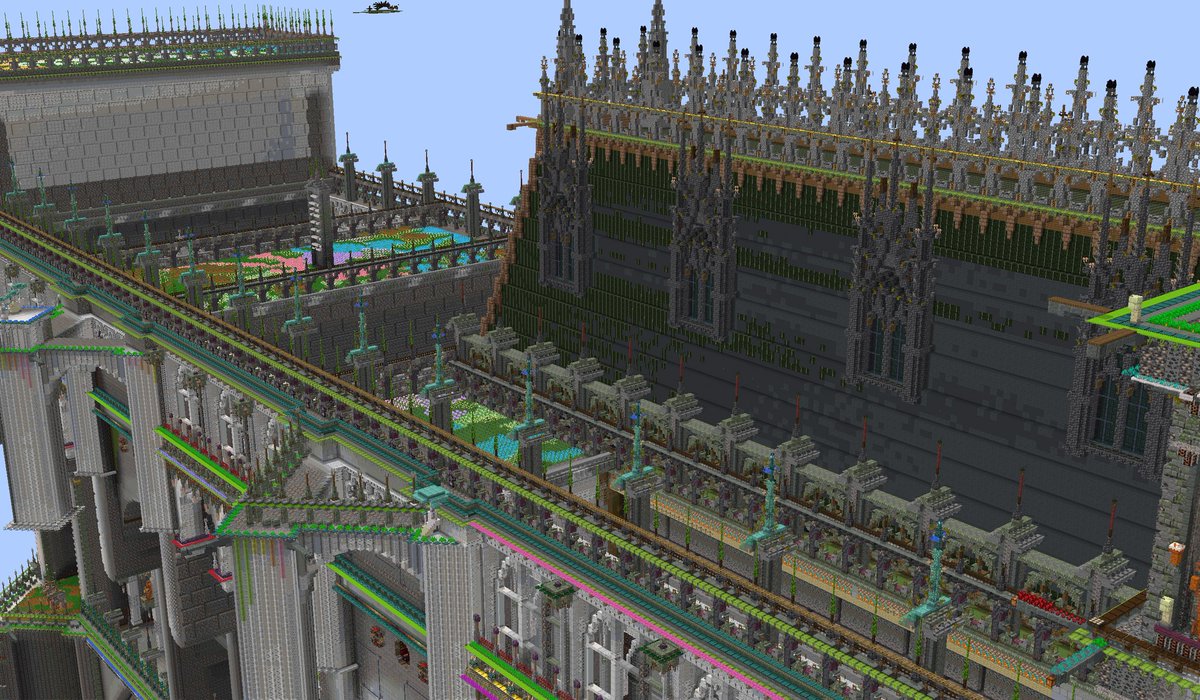 Yzcz___'s tweet photo. #minecraft #Minecraftbuilds #minecraftart #minecraftbuild
Front is basically complete

Gate of Arcadia https://t.co/PJZkMkUYoJ