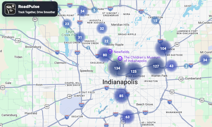 Road_Pulse's tweet photo. Shoutout to the drivers in Indianapolis using RoadPulse.
Because of your contributions, repeated road impacts are no longer invisible — they’re showing up as real patterns on the map.
Thank you for helping let the road speak.
If more drivers join, the signal gets even stronger. https://t.co/y7Idi2AFX7