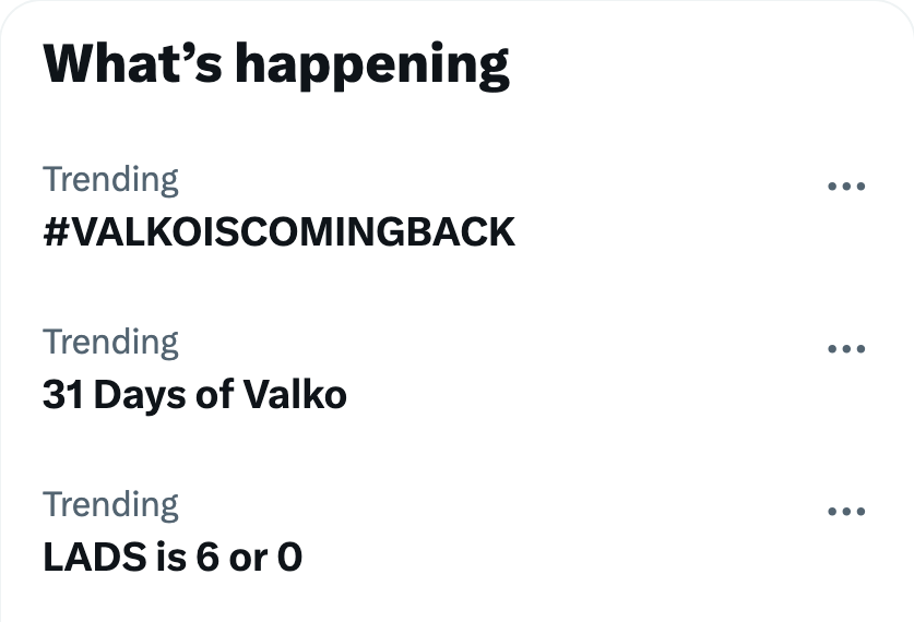 houyame22's tweet photo. I'm so thankful for yall support, I'm so glad I'm not alone in loving Valko #ValkoIsLoved #ValkoIsComingBack 🥹 https://t.co/zGl4vka9SD
