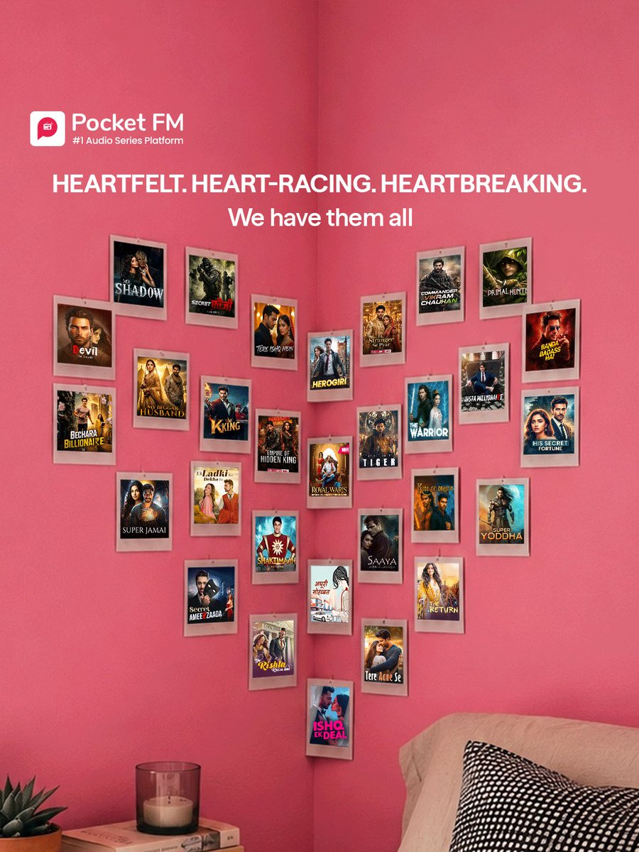 PocketFM_App's tweet photo. A good friend understands your heart. A great story speaks to it. Pocket FM brings you both.
#pocketfm #audioseries https://t.co/FsDelAL10F