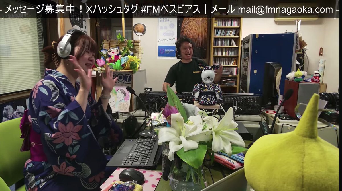 Uchi795's tweet photo. みっちゃん・常時脂男さん・佐野局長、お疲れ様でした！今日の夜も楽しみです！ #FMベスビアス #FMながおか #山田光枝 #佐藤央 #佐野護 https://t.co/DJxdhx1D3H