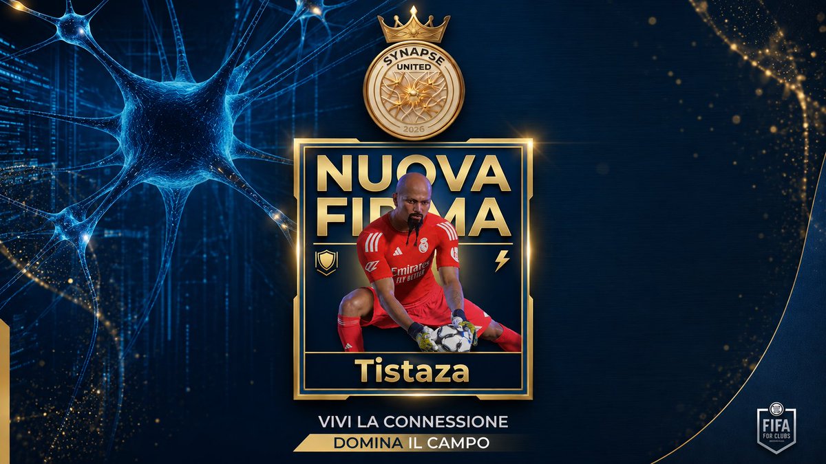 synapseUTDClub's tweet photo. 🚨 BREAKING NEWS 🚨

Synapse mette a segno il primo colpo di mercato! 🔥

Accogliamo tra le nostre fila il nuovo GK @TISTAZA1 🧤 https://t.co/YcV5r0ay0d