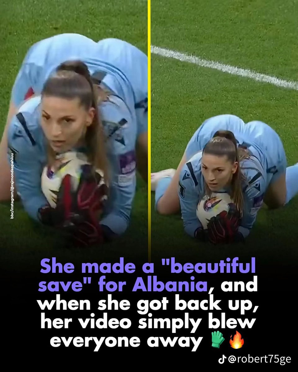JamesJohn233482's tweet photo. You no dey watch female football ke?
Watch female football where plenty things dey shake.
This is Rajmonda Spahiu , the Albania goalie.
So talented in different ways.
#Jarpel #Rudeboy #Georgina #Mbaka #Seun #Bwala #Schalke #Peller https://t.co/GyEz8sHGGX