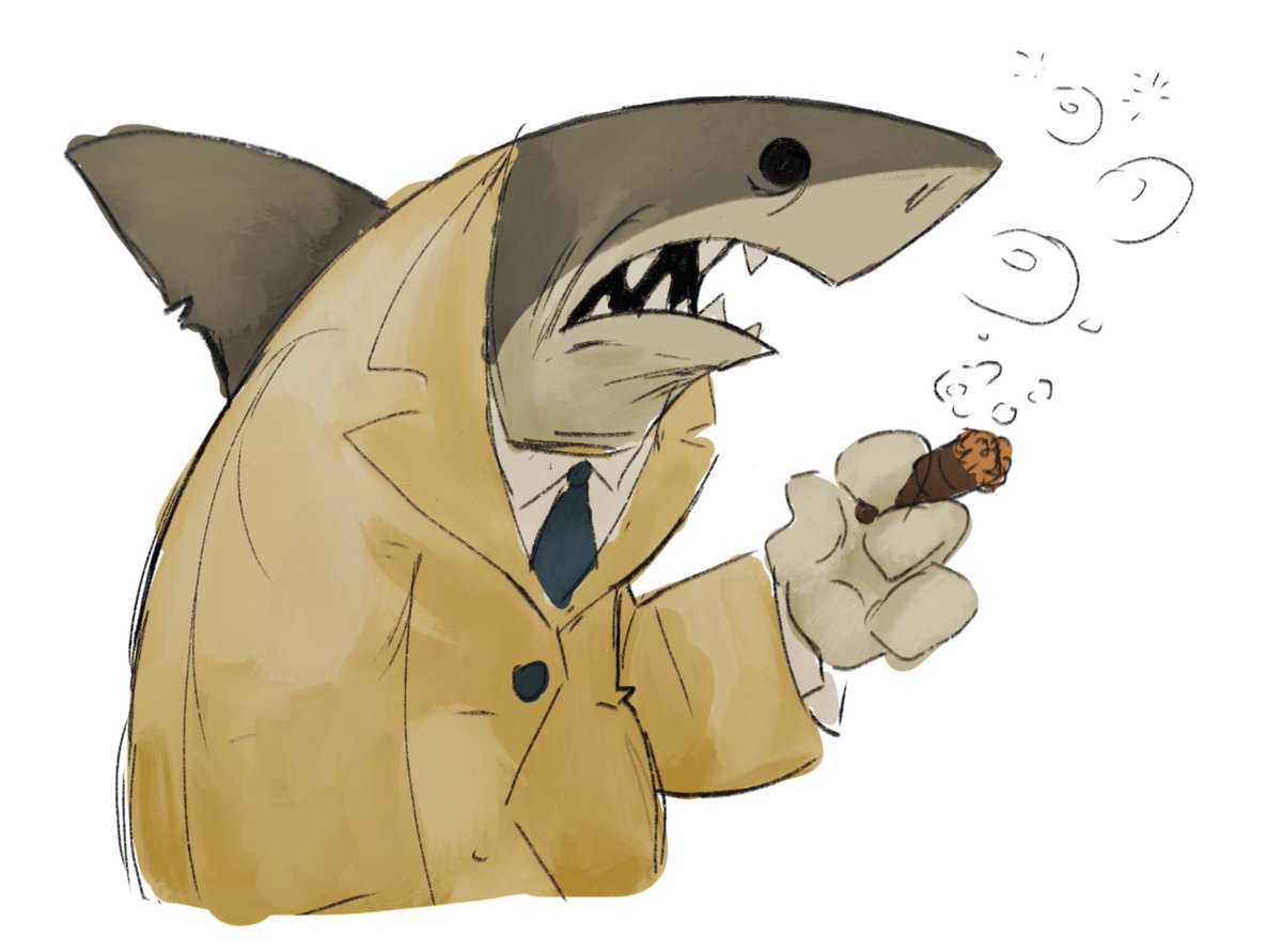 blank_boyo's tweet photo. I think ppl should experiment more with anthro shark designs 🙏  most look too humanoid or look too little like sharks imo https://t.co/lH1bRdNN9L
