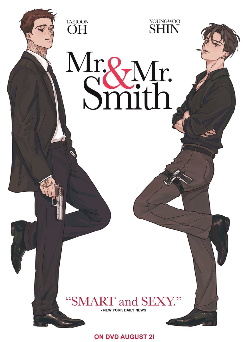 oowgnuoynihs's tweet photo. Day 2 : [ Mr. &amp; Mrs. Smith ] MOVIE POSTER/CROSSOVER 

#TJIANDAY2026 #WetSand https://t.co/Fj9eCYDVP1