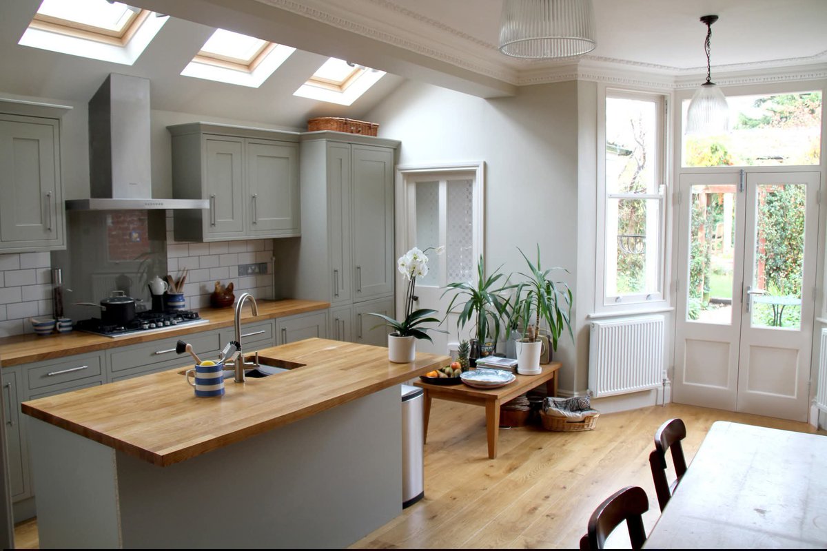ascentarch's tweet photo. From our portfolio: Kitchen extension and internal remodelling of a Victorian semi including double glazed sliding sash windows, French doors and top light. https://t.co/uervTHnzXJ https://t.co/lwaVZuBxgU