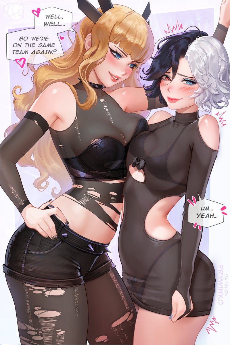 Prywinko's tweet photo. Luna Snow and Magik are on the same team again! https://t.co/muYXRpEo1r