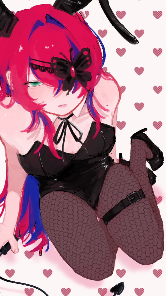 IRORI6119's tweet photo. 去年描いたお友達のオリをリメイクしただけで終わったバニーDAY､､､___ https://t.co/0jXbYxVFRT
