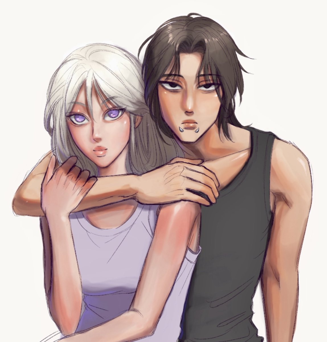 dolmasucks's tweet photo. Modern au Snowstorm 

I have a bunch of #asoiaf modern au sketches to come https://t.co/quSKUy5IVn