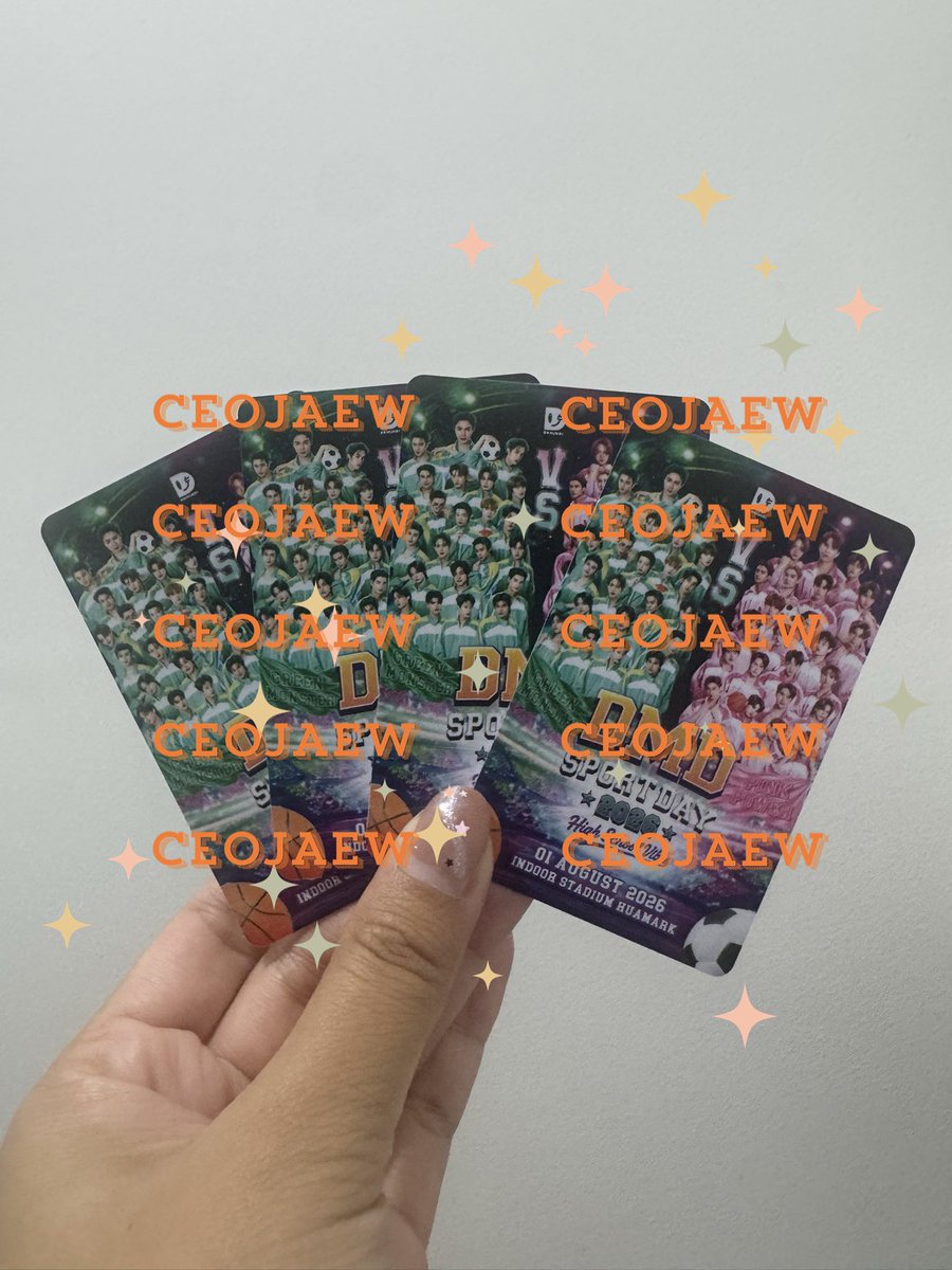ceojaew's tweet photo. รีวิวงาน #DMDSportsDay2026

ได้บัตร 4500 มา 6 ใบ
เป็นการกดบัตรแบบเหลือจะเชื่อที่สุดแล้วววว ✨💗

#CeoJaewRev https://t.co/VpU8sNyKkp