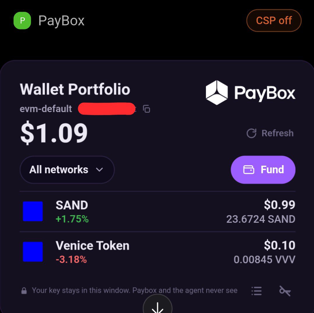 Sol_Tetsu23's tweet photo. @moonpay Already tried paybox just swap my usdc into $VVV and $SAND https://t.co/SpDfhTYt4y