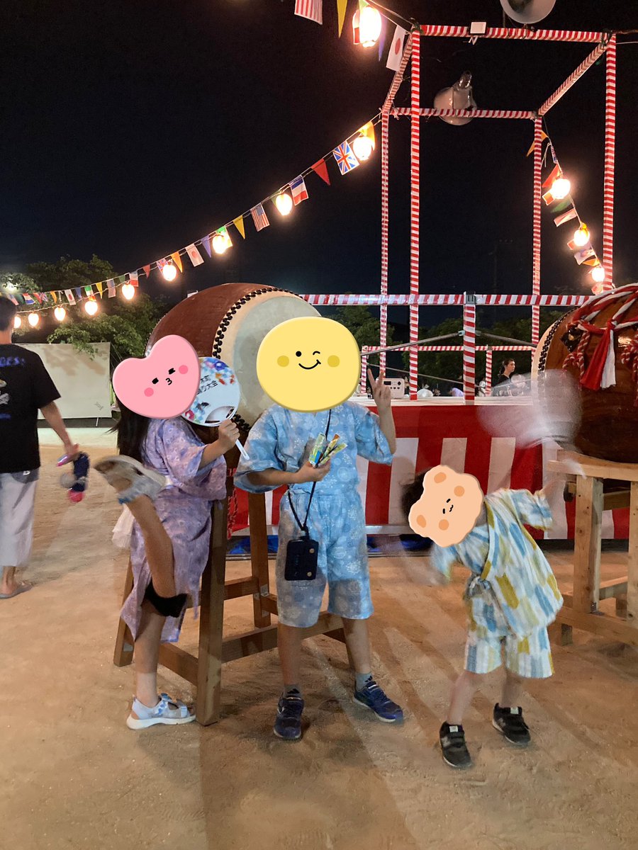 KT_UMA's tweet photo. 昨日の町内盆踊り祭り
次男がずっとヘドバンしてて上手く撮らせてくれないw https://t.co/6hkjVaNQ1b