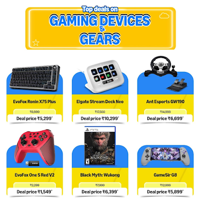 ViralCheckIn's tweet photo. Amazon Top deals on GAMING DEVICES & GEARS 💥
https://t.co/YKAtB3651V
#contestalert #giveaway #free #freesamples #giveawayalert #GiveawayIndia #GAMING #DEVICES
#1 #Contest, #Deals and #Freebies #fforfree #WinItShivangi #games #gaming #GamingPC #gamegen #gamerbf #GameWith https://t.co/8E4P38hcqt