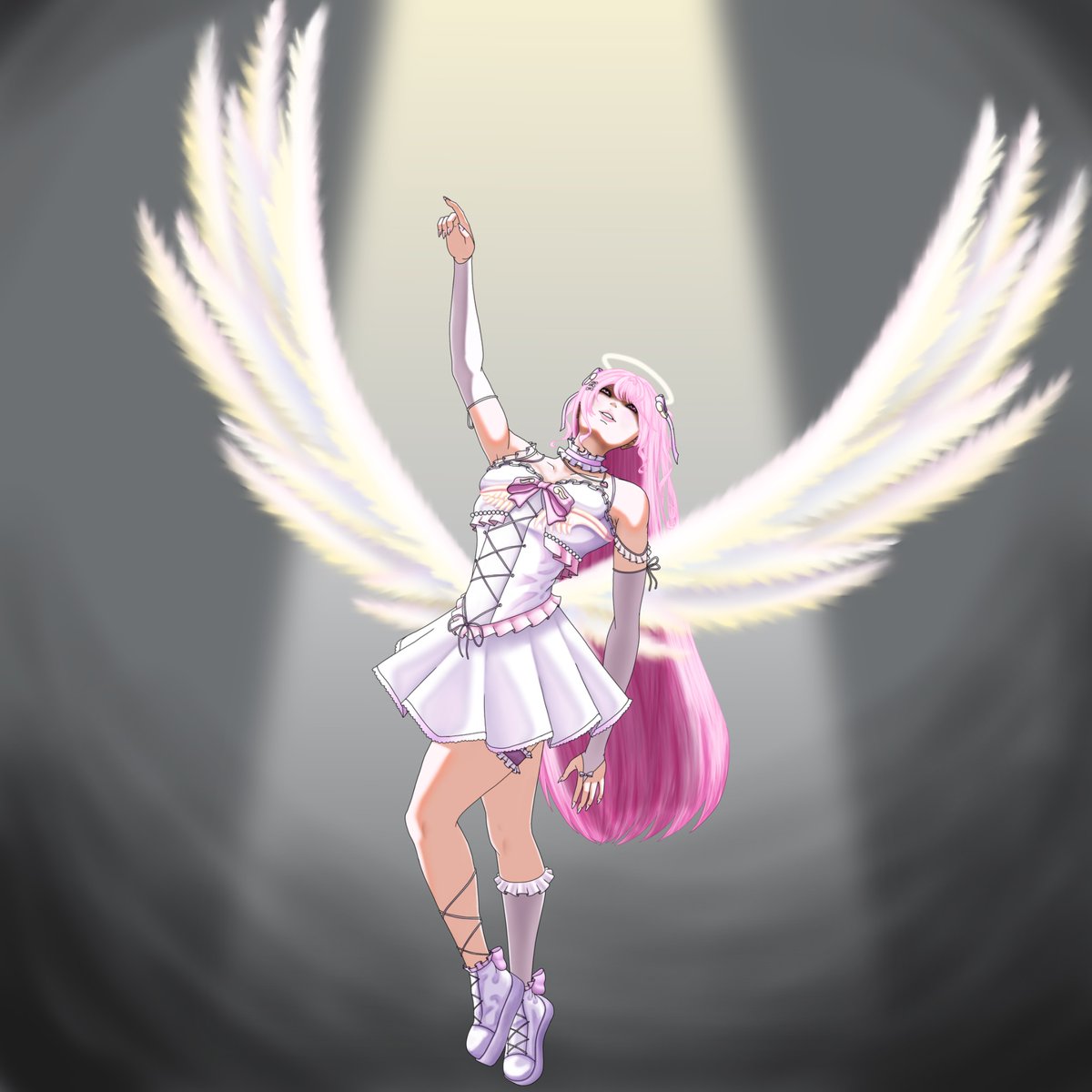 Feariumdoodles's tweet photo. Fanart for @PyoruTenshi https://t.co/to6TLWoeKY